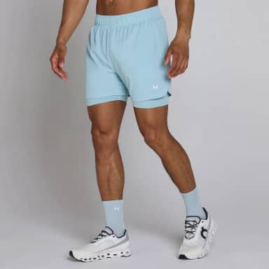 MP Heren Training 5 2-in-1 Short - Ice