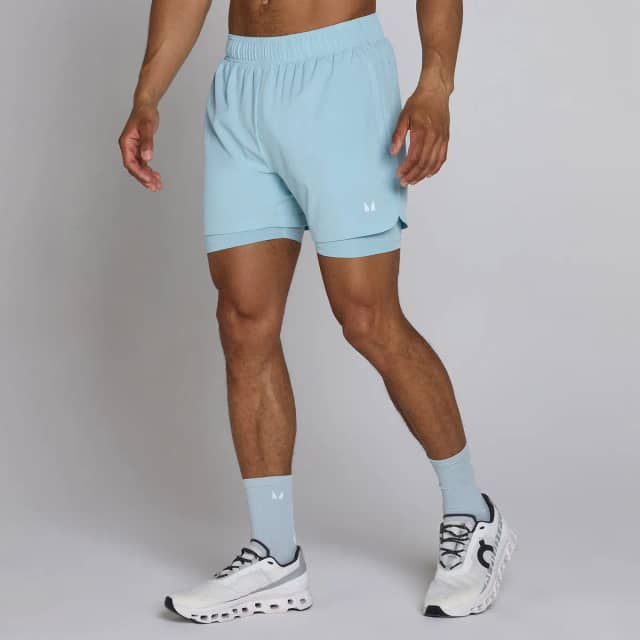 Myprotein MP Heren Training 5 2-in-1 Short - Ice