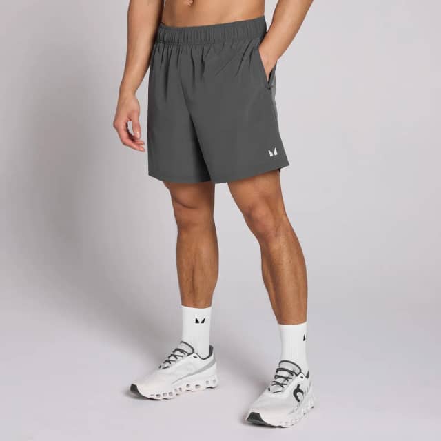 Myprotein MP Heren 7 Geweven Trainingsshort - Donkergrijs
