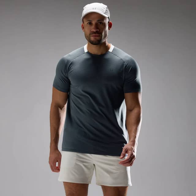 Myprotein MP Men's Training Ultra Gridded T-Shirt - Anchor Grey