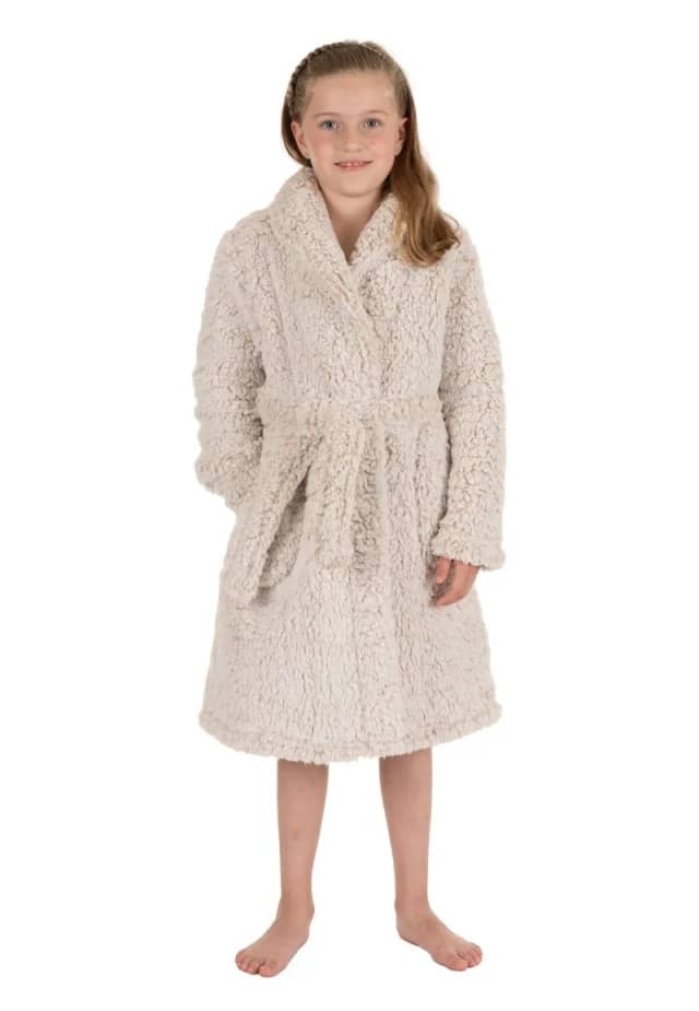 Pastunette kinderbadjas teddy fleece