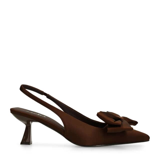 Sacha Bruine slingback pumps met strik