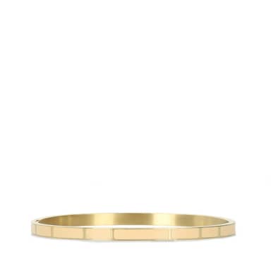 Manfield Manfield Gouden Stalen Armband Met Roze Details