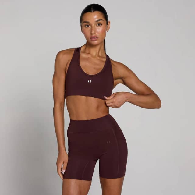 Myprotein MP Dames Training Racerback Sport-bh - Fudge