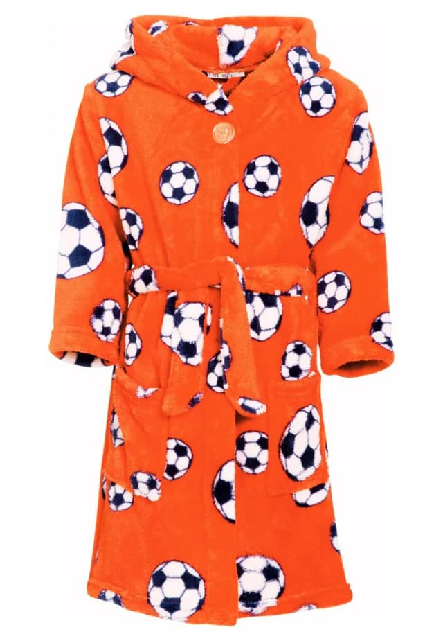 Playshoes Voetbal badjas kind