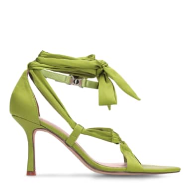 Sacha Groene sandalen met hak