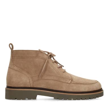Manfield Taupe Suède Veterboots