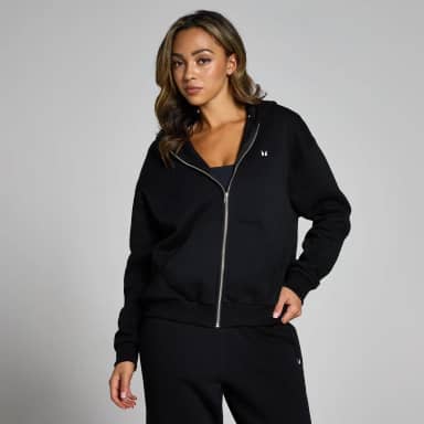 MP Basics hoodie met rits voor dames - Zwart