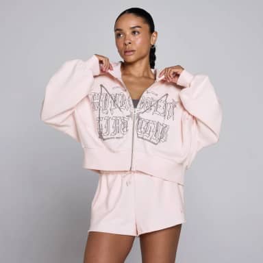 MP Dames Lift Graphic Lifestyle Hoodie met Rits - Babyroze