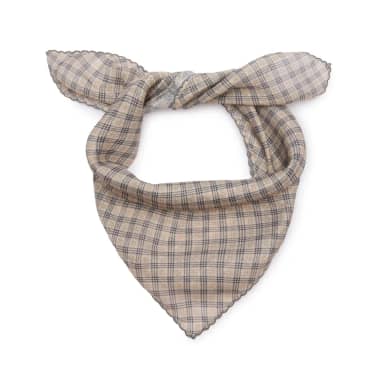 Manfield Manfield Beige Geruit Sjaaltje