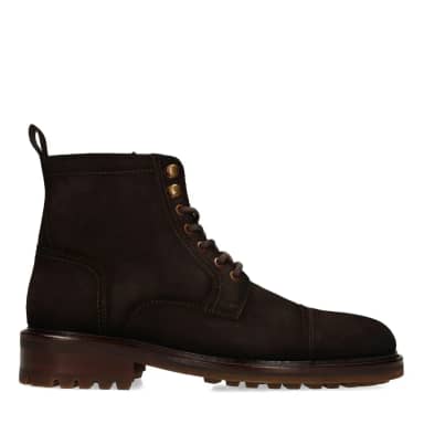 Manfield Bruine Suède Veterboots