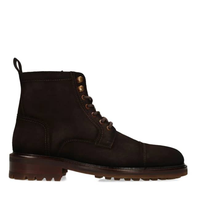 Manfield Bruine Suède Veterboots