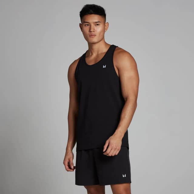 Myprotein MP Rest Day hemd met halternek voor heren - Zwart