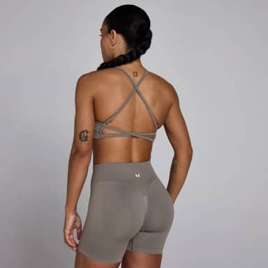 MP Women's Lift Seamless Strappy Bra - Dark Truffle