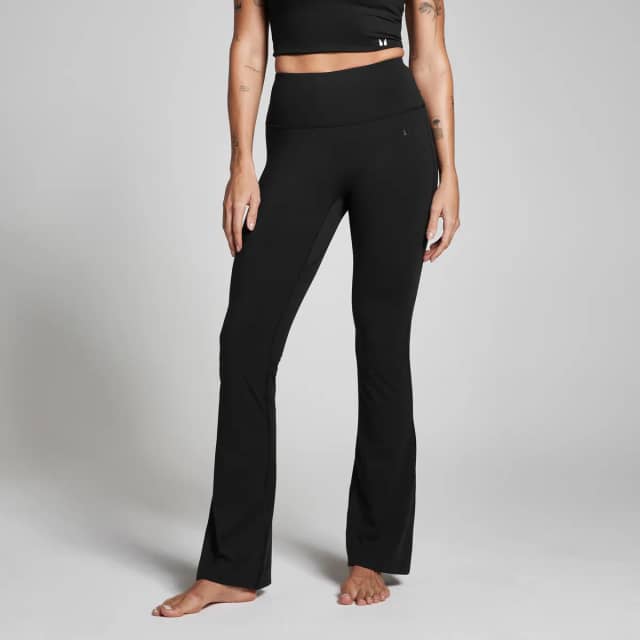 Myprotein MP Tempo legging met uitlopende pijpen voor dames - Zwart