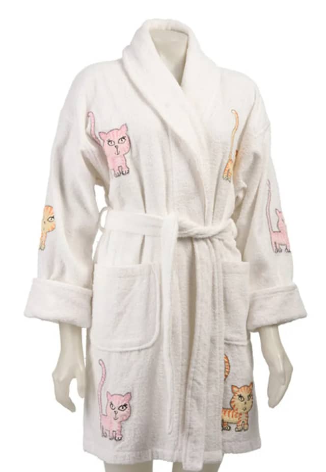 Aegean Apparel All over Cats / Dames badjas