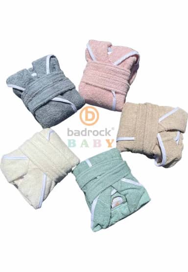 Baby badjas met naam - katoen - 5