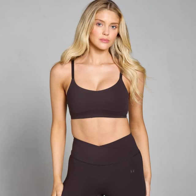 Myprotein MP Tempo sportbeha - Cacaobruin