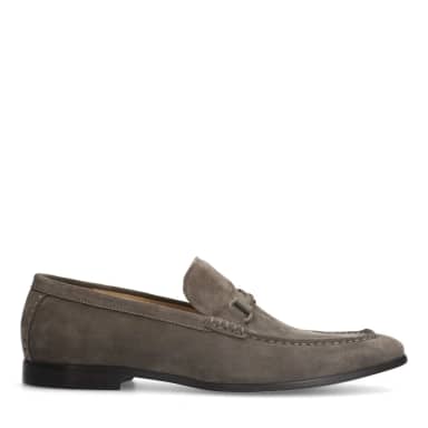 Manfield Bruine Suède Loafers