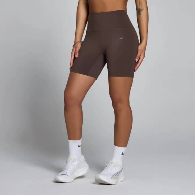 Myprotein MP Dames Tempo Hoge Taille Short - Cacao