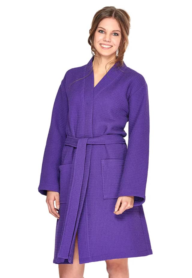 Paarse kimono badjas