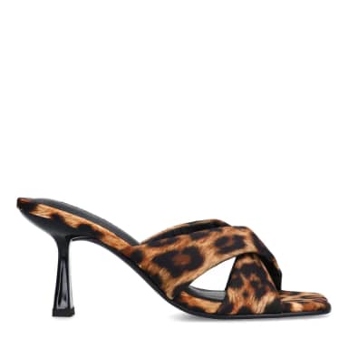 Sacha Leopard muiltjes met hak