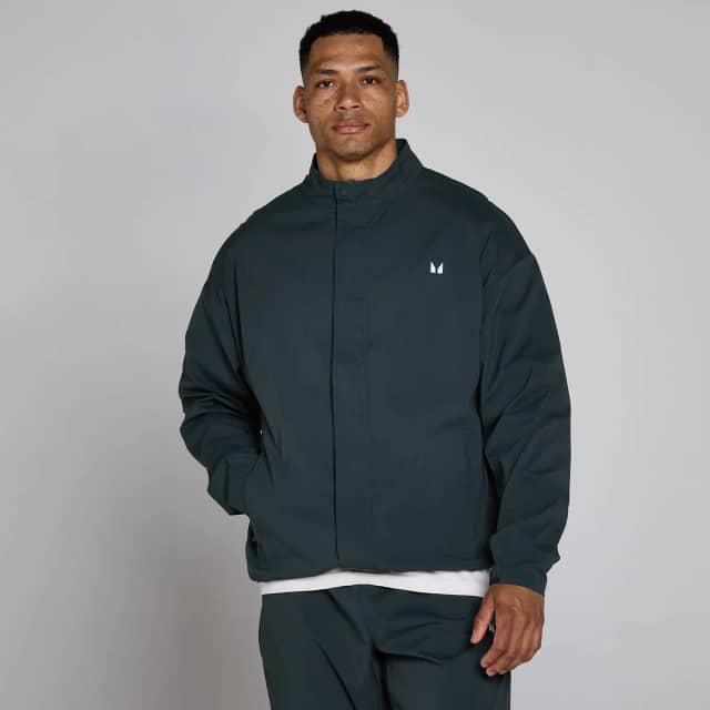 Myprotein MP Heren Hybrid Nylon Jas - Faded Blue