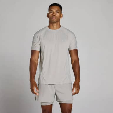 MP Men's Training Ultra Mesh T-Shirt - Chalk Grey