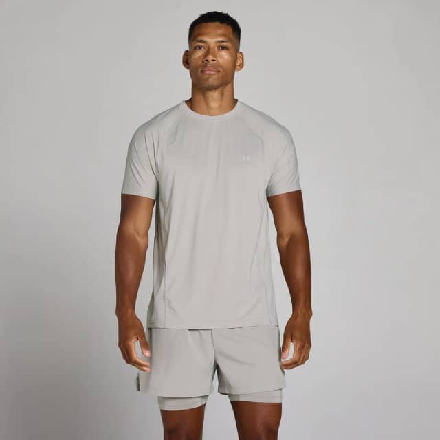 Myprotein MP Men's Training Ultra Mesh T-Shirt - Chalk Grey