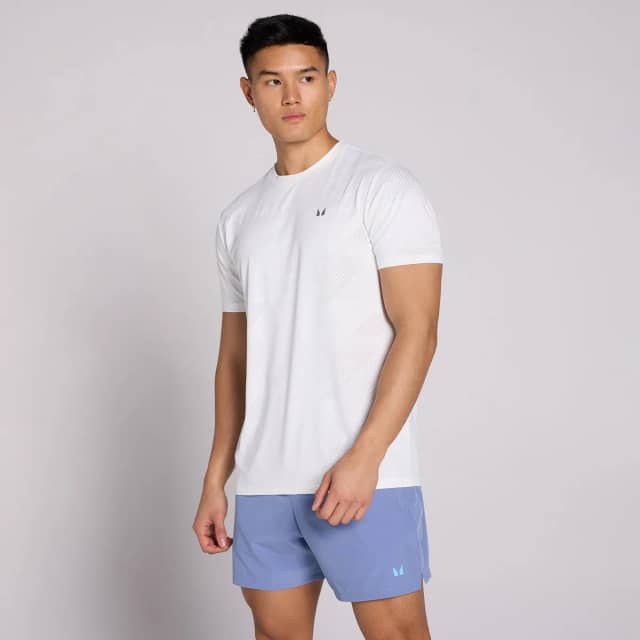 Myprotein MP Heren Active Training Pillar Graphic T-Shirt - Wit