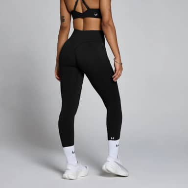 MP Dames Tempo Mid Rise Naadloze Legging - Zwart