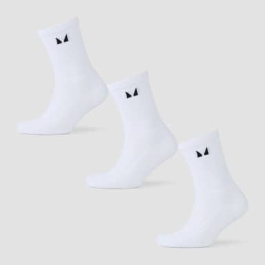 MP hardloopsokken (verpakking met drie stuks) - Wit - UK