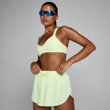 MP Dames Tempo Twist Back Sport-BH - Gewassen Limoen