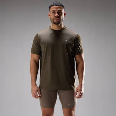 MP Heren Velocity Ultra Mesh T-Shirt - Earth