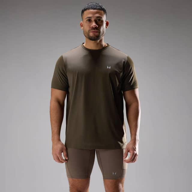 Myprotein MP Heren Velocity Ultra Mesh T-Shirt - Earth