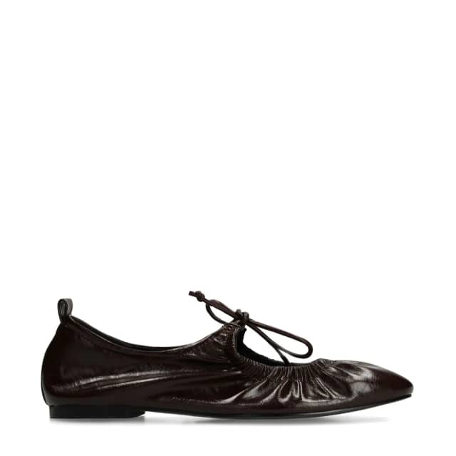 Sacha Bruine ballerina's met veters