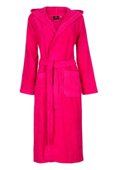Badstof badjas roze