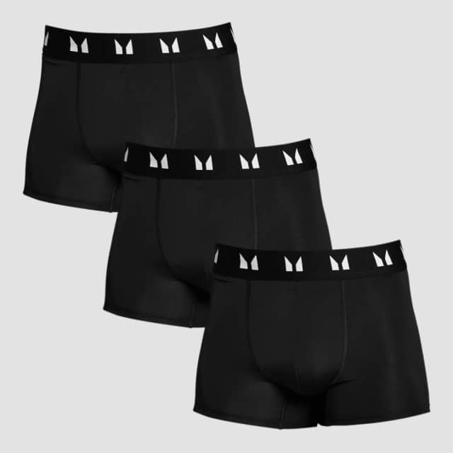 Myprotein MP Technical boxershorts voor heren (3 stuks) - Zwart