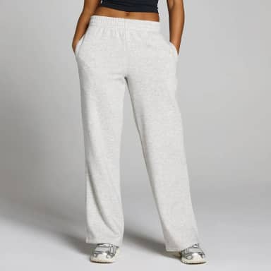 MP Dames Basics Rechte Pijpen Joggingbroek - Licht Grijs Gemêleerd