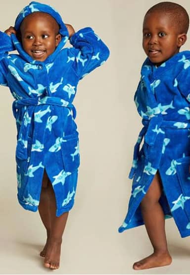 Playshoes Badjas haai
