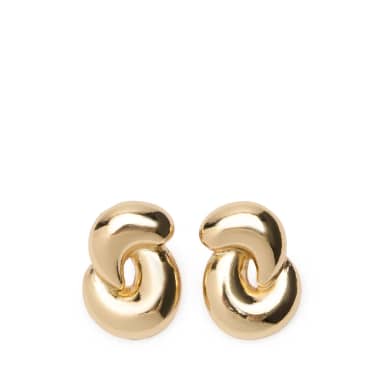 Manfield Manfield Goudkleurige Twister Oorknopjes