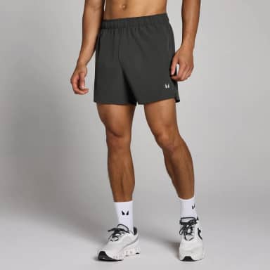 Myprotein MP Tempo short met binnenbeenlengte van 12,7 cm voor heren - Verwassen zwart
