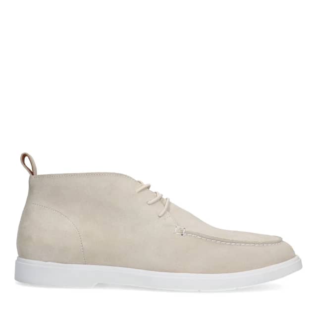 Manfield Beige Suède Veterboots