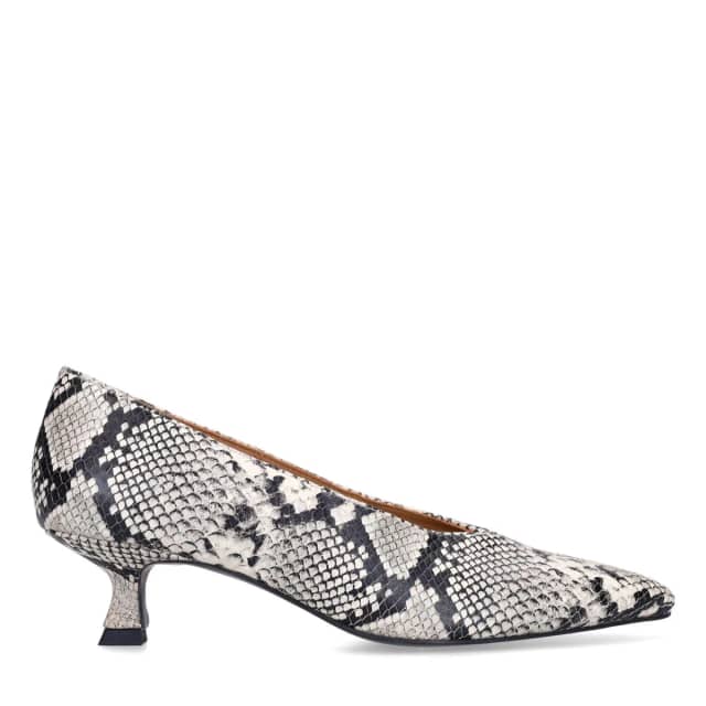 Sacha Snake leren pumps