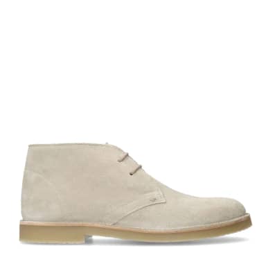 Manfield Manfield Beige Suède Veterboots