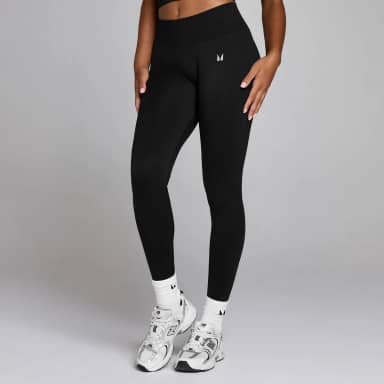 Myprotein MP Women's Seamless Invisible Scrunch Legging - Gewassen Zwart