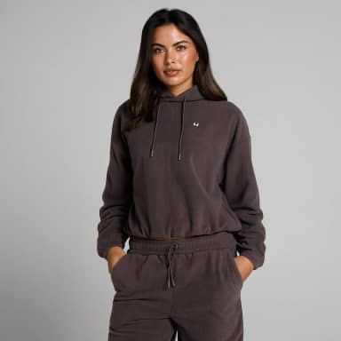MP Dames Fleece Hoodie - Cacao