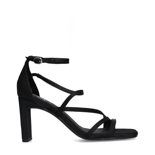 Sacha Zwarte sandalen met hak