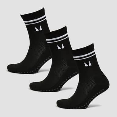 MP pilatessokken (verpakking met drie stuks) - Zwart - UK