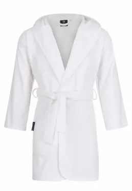 Badrock Witte badjas kind - capuchon